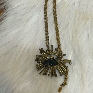 Brutalist Bloodstone Necklace